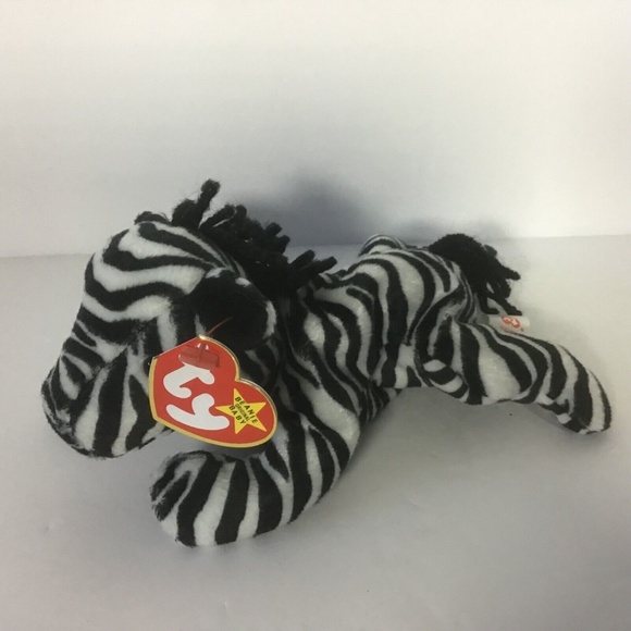 Ty Beanie Baby Ziggy the Zebra New with Mint Hang Tag - Picture 1 of 3